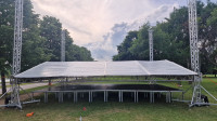 Aluminijska krovna konstrukcija 10x8 metara visine 7 metara