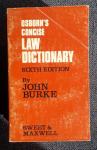 John Burke - Osborn's concise law dictionary ( 6th edition )