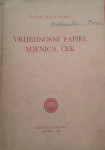 Pavao Rastovčan – Vrijednosni papiri, mjenica, ček