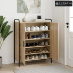 Ormar za cipele 76 x 36,5 x 93 cm Konstruirano drvo - Hrast sonoma 76