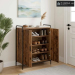 Ormar za cipele 76 x 36,5 x 93 cm Konstruirano drvo Staro drvo - Staro