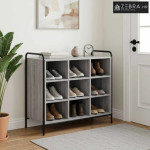 Ormar za cipele 85 x 39,5 x 75 cm Konstruirano drvo Siva Sonoma - Siva