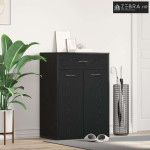 Polica za cipele Crni hrast 60 x 35 x 84 cm Konstruirano drvo