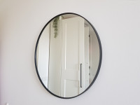 Novo crno zidno ogledalo