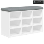 Klupa za cipele bijela 82x32x50 cm inženjerski drvo - Bijela 82 x 32 x