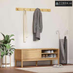 Klupa za hodnik Vosak smeđa 115 x 40 x 45 cm Čvrsto borovo drvo