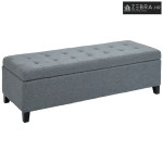 Klupa za odlaganje, otoman, klupa za hodnik, tkanje gumbima, 125,1 cm