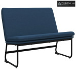 Klupa plava 100 x 75 x 76 cm od tkanine - Plava