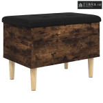 Klupa za pohranu boja hrasta 62x42x46 cm od konstruiranog drva - Dimlj