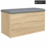 Klupa za odlaganje Sonoma hrast 82x42x45 cm Konstruirano drvo - Sonoma