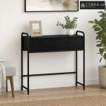Konzolna stolica Crni hrast 90 x 33 x 80,5 cm Konstruirano drvo - Crni