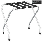 Stalak za prtljagu crno-srebrni 56 x 40 x 49 cm - Crna i srebrna 56 x