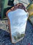 starinsko ogledalo u drvenom okviru(82x54cm)
