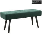 Tapecirana klupa, klupa za krevet, izgled baršuna, 100 x 36 x 45 cm, z