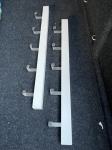 Vješalica Ikea Tjusig 60 cm, vrata/zid, bijela, kukice za vrata
