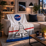 NASA Plišana dekica 130 x 170 cm