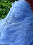 Prekrivač - deka- frotir plava