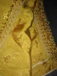 Zlatni brokat, veliki prekrivač, 230 x 210 cm