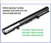 NOVA Baterija Toshiba Satellite C50 C55D C55 C70 L50 L55 R50 S50 S55..