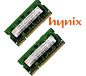 2x1GB(2GB) HYNIX HYMP112S64CP6-S6 PC2-5300 667mhz  DDR2 SODIMM