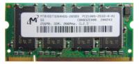 256MB Micron FRU: 10K0031 PC2100 266mhz cl2.5 DDR SODIMM
