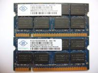 2x2GB(4GB) NANYA NT2GT64U8HD0BN-3C PC2-5300 667mhz DDR2 SODIMM