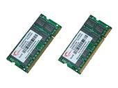 2x1GB GSKILL PC2-5300 CL5 667mhz DDR2 SO-dimm F2-5300PHU2-2GBSA