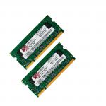 2x1GB KINGSTON 1Rx8 PC2-6400 800mhz DDR2 SO-DIMM