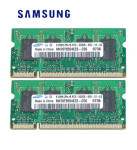2x1GB(2gB) SAMSUNG M470T2864QZ3-CE6 PC2-5300 667mhz DDR2 SODImm