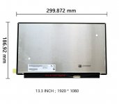 Laptop LCD IPS ekran panel display, 13.3" edp, 30pin, 1920*1080, FHD