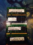 Memorija SO-DIMM DDRAM2 256 512 za laptop  - 4 komada
