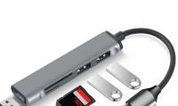 Hub Adapter Type-C USB 3.1, 3u1 reader čitač kartica TF i SD Macbook
