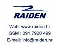 RAIDEN prikolica 5,5 m.vruće cinčana najbolja ponuda,1.350,00€