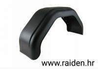 RAIDEN prikolice, blatobrani 14 coll PVC 24 cm,crni, u ponudi i metaln
