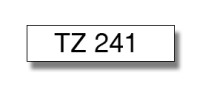 Brother TZe-241 / TZ-241 traka 18mm - crni ispis / bijela traka (origi