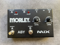 Morley ABY Mix Mixer/Combiner Pedal Stompbox