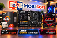 ✅ GAMING KOMBINACIJA – AMD RYZEN 5 5500 + ASUS TUF GAMING + G.SKILL AE