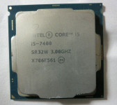 Intel Core i5-7400 (4x 3.0 - 3.5GHz 6MB L3 Cache) 65W Socket 1151 cpu