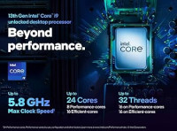 INTEL Core i9 13900K, 3000/5800 MHz, 24C/32T