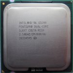 Intel Pentium E5200 (2M Cache, 2.50 GHz, 800 MHz FSB) ,socket 775