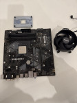 Matična b450 prime + ryzen 5 2600 + stock cooler