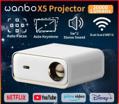 Wanbo x5 projektor full hd *NOVO* 1100ANSI lumena svjetlina