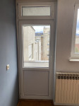 Balkonska PVC vrata s prozorom