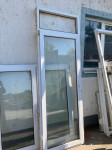 PVC Balkonska vrata 890x2140+fiksno nadsvjetlo 890x410