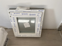 Geallan bijeli PVC prozor