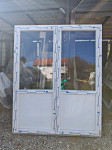 L251K - PVC BALKONSKA VRATA DVOKRILNA 170X210 - KÖMMERLING