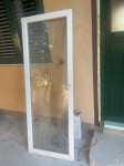 PVC balkonska vrata s aluminijskim griljama