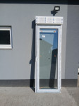 PVC balkonska vrata s roletom 90x220