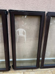 Rabljeni aluminijski prozori i jedna vrata u vrlo dobrom stanju