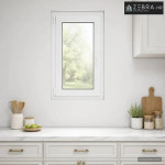 Unutarnja boja prozora u podrumu bijela RISOR 50 x 100 cm - Bijela 50